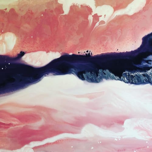 Passion | Oil And Acrylic Painting in Paintings by Lori Burke