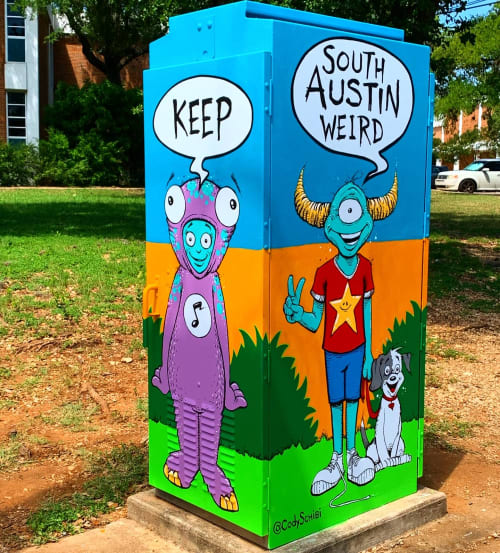 Keep South Austin Weird Mini Mural | Architecture by Cody Schibi