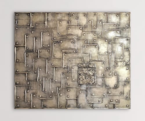 Bronze Carapace (SOLD) | Oil And Acrylic Painting in Paintings by Alessia Lu