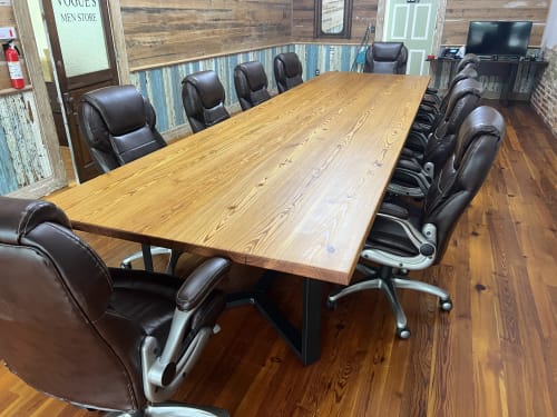 Heartpine Conference Table | Tables by Peach State Sawyer Services