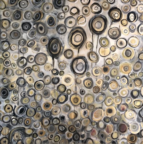 Pebbles | Oil And Acrylic Painting in Paintings by KARDIMAGO
