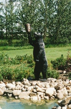 Black Bear | Public Sculptures by Don Begg / Studio West Bronze Foundry & Art Gallery | Calgary in Calgary