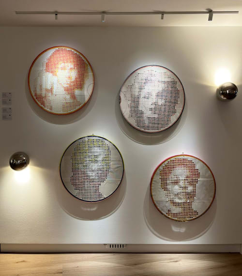 Dots Portrait #5 - Limited Edition 1/3 | Paintings by Paola Bazz