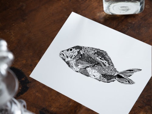 Big Fish of the Andaman Sea | Prints by Chrysa Koukoura
