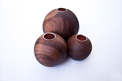 Boule candle holder - bougeoir #2 | Decorative Objects by Nadine Hajjar Studio