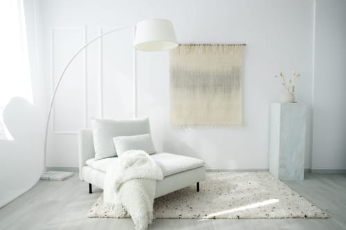 misty minimalist tapestry dipdye | Wall Hangings by Lale Studio