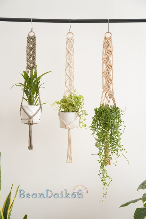 Macrame Plant Hanger, Boho Plant Holder by BeanDaikon | Wescover Plants &  Landscape