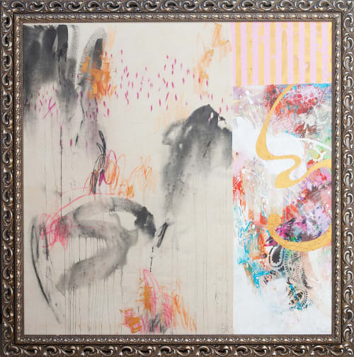 Abstract Original Painting | Oil And Acrylic Painting in Paintings by Carolina Alotus