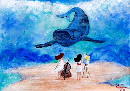 Keep going | Oil And Acrylic Painting in Paintings by Elena Parau