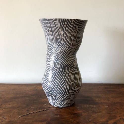 Large stoneware vase | Vases & Vessels by Laura Huston