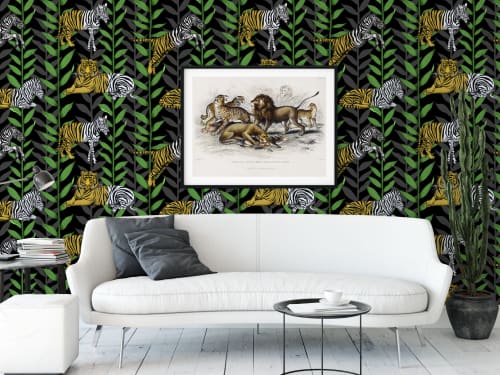 Zebriger Wallpaper | Wall Treatments by MM Digital Designs Ltd.