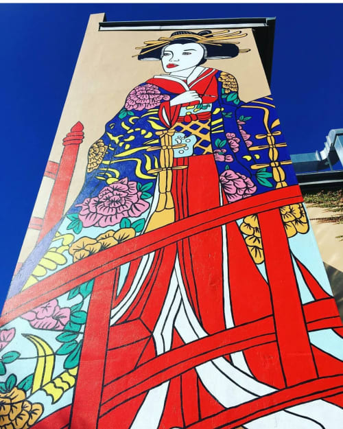 Toowoomba Geisha | Street Murals by Elysha Rei