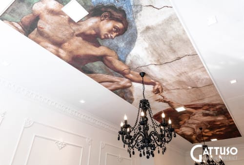 Modern Baroque | Wall Treatments by Affreschi & Affreschi | Goodfellas Tattoo in Vicenza