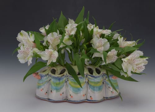 Flower Bricks | Vase in Vases & Vessels by Pincu Pottery | Lark & Key in Charlotte