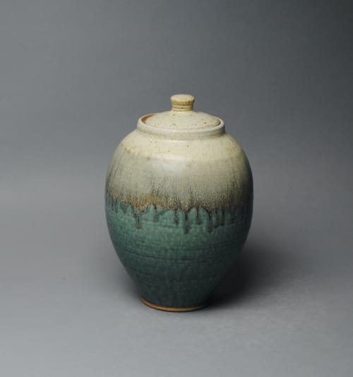 Covered Jar T 95 | Vases & Vessels by John McCoy Pottery
