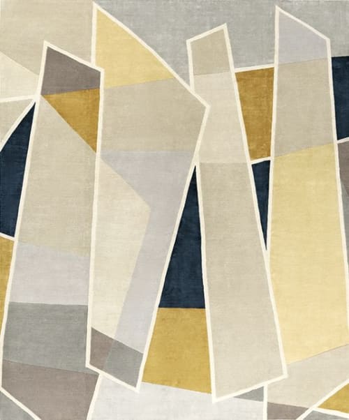 Rug Galeries Lafayette hand-knotted modern abstract | Area Rug in Rugs by Atelier Tapis Rouge