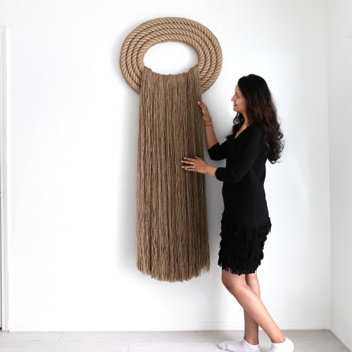 Cascading Serenity I | Wall Sculpture in Wall Hangings by YASHI DESIGNS