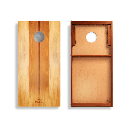 Mahogany Pathfinder Cornhole Boards | Furniture by Elakai Outdoor