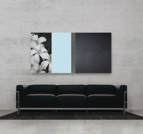 Mixed Media Acrylic Painting on Photograph | Paintings by Scott Woodward Meyers Art