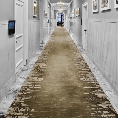 Custom Gold Runner | Area Rug in Rugs by TSAR Carpets | New York Stock Exchange in New York