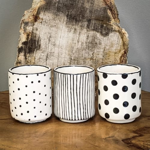 Medium Cups / Planters Set | Cups by Dolcezza Pottery