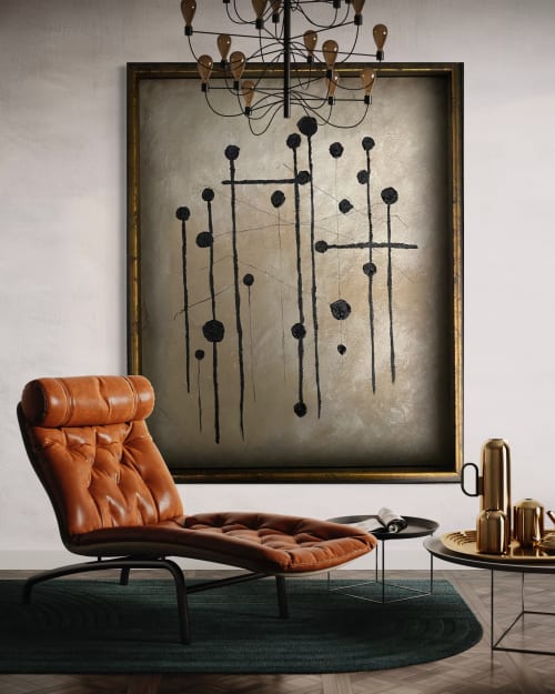 “3AM” abstract 72”x60” | Paintings by Monica Ord