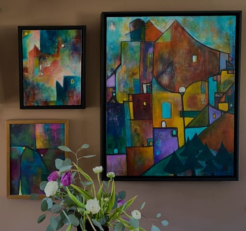 “Quiet Nights”, “Morning Has Broken” and “Day is Done” | Paintings by Laurie DeVault Fine Art