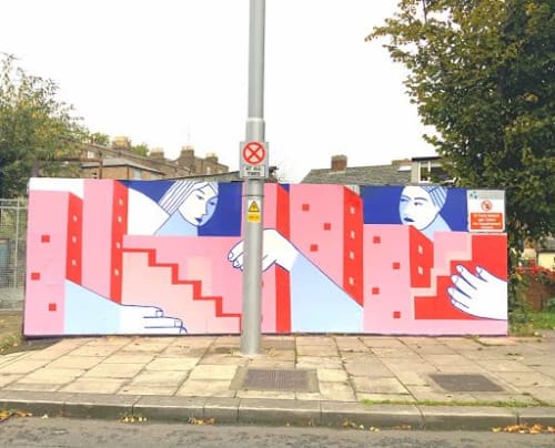 Squeezed Out | Street Murals by Rachel Clarke