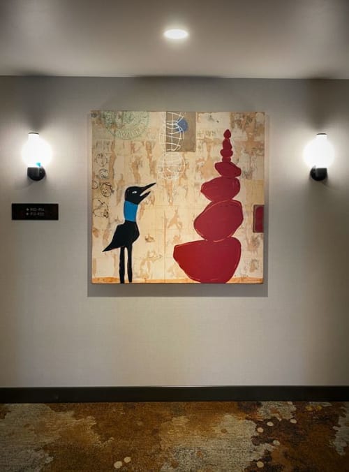 Cairns Garden | Paintings by John Randall Nelson | Canopy by Hilton Tempe Downtown in Tempe