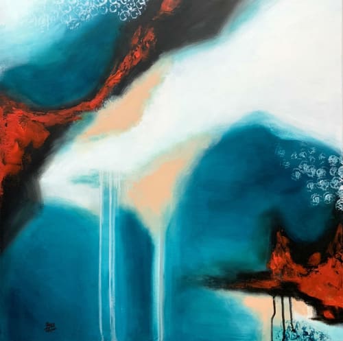 Metamorphosis 4 | Oil And Acrylic Painting in Paintings by Aarti Bartake