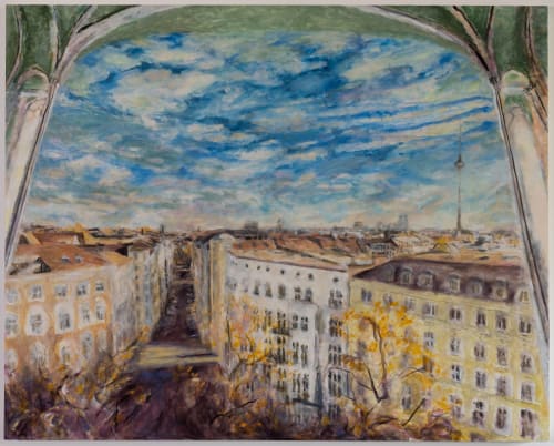 Prenzlauerberg | Paintings by Sally K. Smith Artist | stilwerk Hotel KantGaragen in Berlin