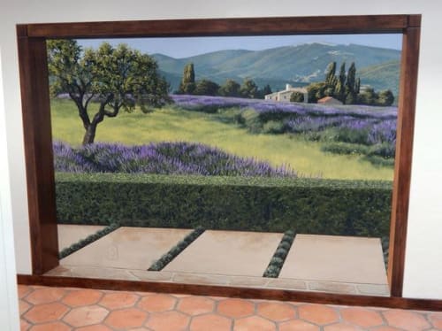 Provence Mural | Murals by Jeff Raum Studios