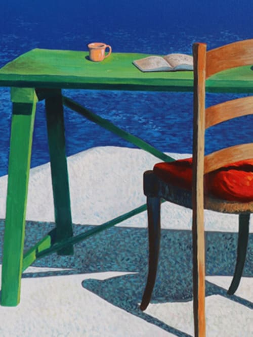 Table for One | Paintings by Rick Garcia