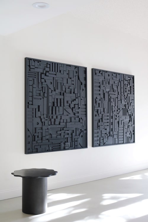 3D Wood Art, Geometric Wood Art, Wood Wall Art, Art Deco Art | Wall Hangings by Blank Space Studios