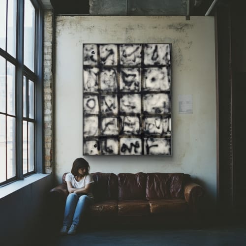 Contemporary Minimalist Abstract Art | Oil And Acrylic Painting in Paintings by Michael O'Guinn