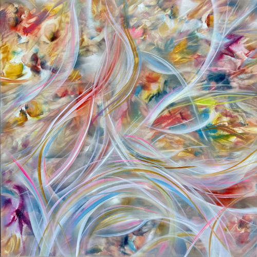 Trifecta 2 | Oil And Acrylic Painting in Paintings by Kozyuk Gallery