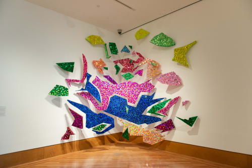 Fragmented Flowers (shine bright) | Public Sculptures by Gianna D | Patricia & Phillip Frost Art Museum in Miami