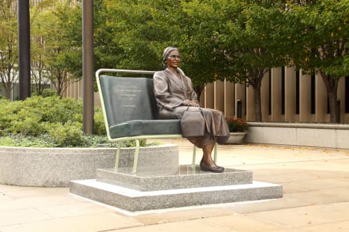Rosa Parks | Public Sculptures by Thomas Jay Warren, Sculptor | Veterans Courthouse in Newark