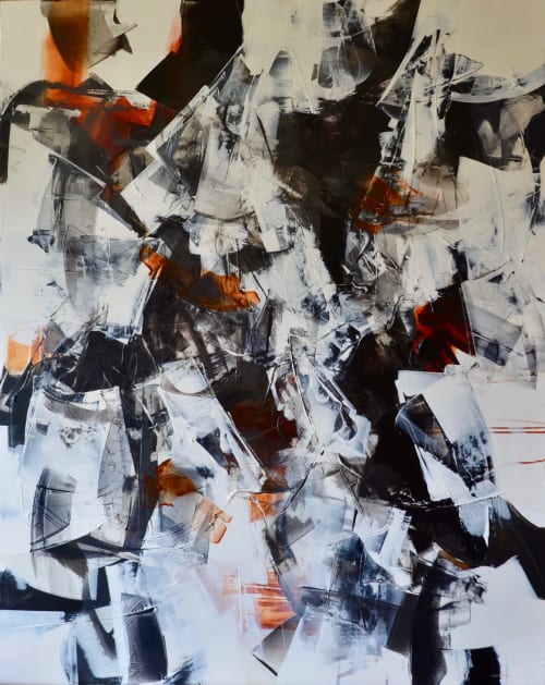 BETWEEN US V | Oil And Acrylic Painting in Paintings by Johanne Brouillette