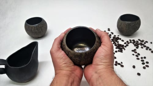 Round Coffee Mug, Ceramic Tea Cup | Cups by YomYomceramic