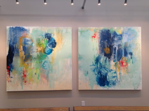 Her Name is Paramitas - commissioned painting | Paintings by Claire Desjardins | Anthropologie in Philadelphia