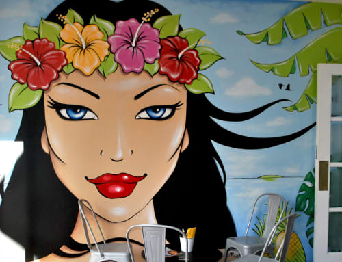Tropics | Murals by Caroline Mudge | Pullman Cairns International in Cairns City