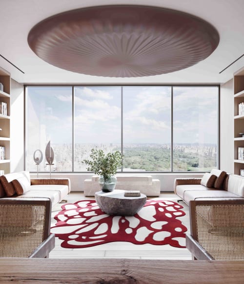 Rug Tratto Curvo Contemporary Unusual Shape Designer | Rugs by Atelier Tapis Rouge