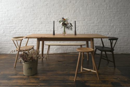 Yarrow Dining Chair in Blackened Oak | Chairs by Fuugs