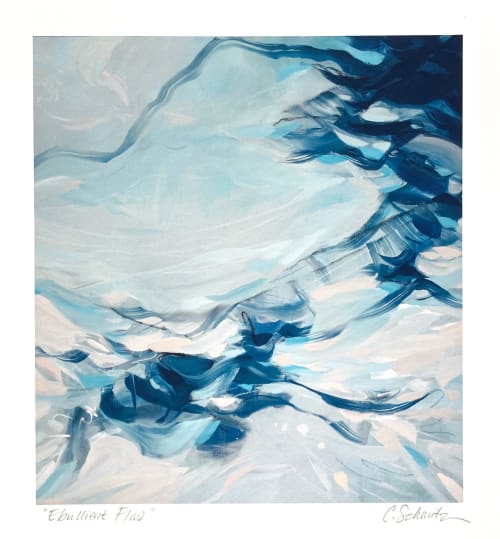 "Ebullient Flow" Archival Pigment Print on Paper | Paintings by Cameron Schmitz