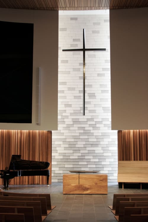 Altar for Countryside Community Church | Furniture by Long Grain Furniture | Countryside Community Church in Omaha