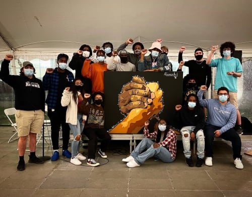 Brotherhood | Mixed Media by AGONZA | Roger Williams University in Bristol