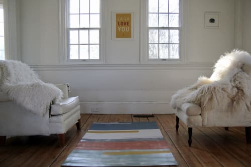 Durable Floorcloth rug | Rugs by Addie Peet Design