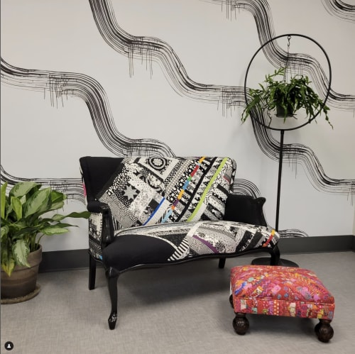 Under Water Wave | Wallpaper in Wall Treatments by Merenda Wallpaper | Olive and Owl in Voorhees Township