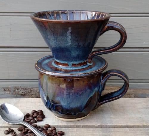 Coffee Pour Over Set | Tableware by Works of Hope | Camden Fireworks in Camden
